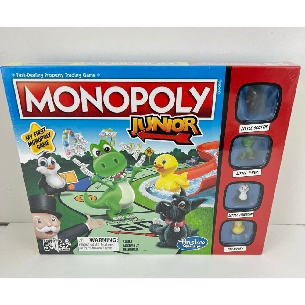Hasbro Monopoly Junior‎ Board Game My First Monopoly Ages 5+ 2-4 Players Sealed